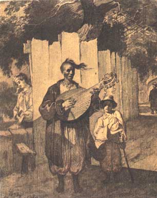 "Сліпий" ("Невільник"). Сепія. (н.р. травень 1843).