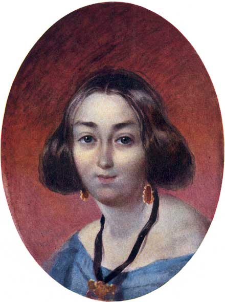 Портрет Г.І. Закревської. Олія. (9 - 23 грудня 1843).