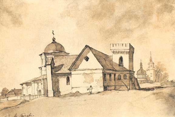 В Седневі. Сепія. ( Квітеaнь 1846)