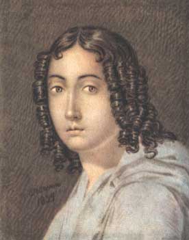 Голова жінки. Акварель. 1834.