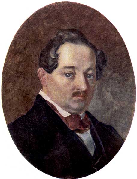 Портрет П.О. Закревського. Олія. (9 - 23 грудня 1843).